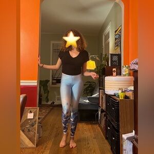 TEREZ Blue Leggings Sz Small